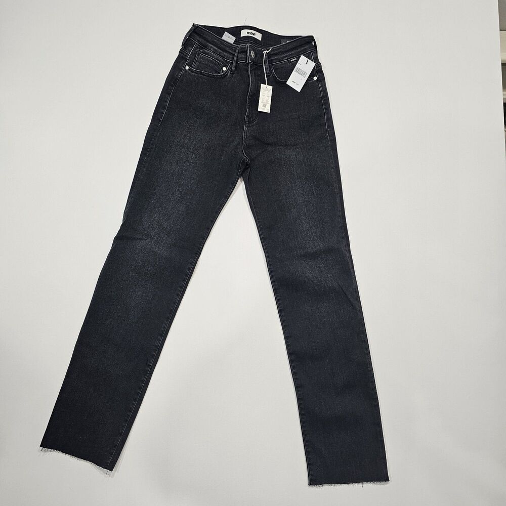 Mavi Paris High Rise Skinny Jeans Women 27 Black Stretch New With Tags - Picture 1 of 8